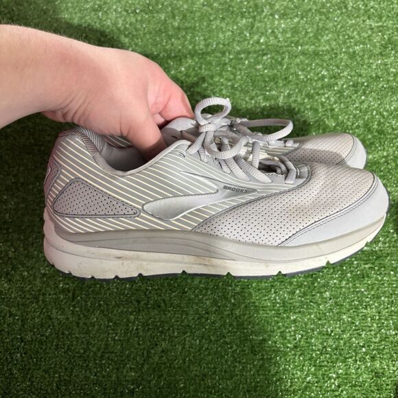 Brooks Addiction Walker Suede Womens Gray Walking Shoes Sneakers Size 10.5 - Picture 1 of 6